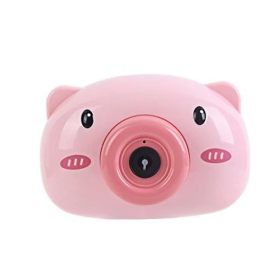 touchmi Toy cameras , Kids Camera Christmas Birthday Toys for Boys Girls， Fun Bubble Machine  (Pink)