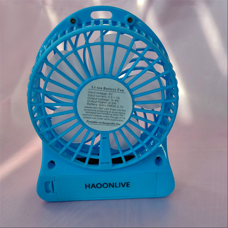 HAOONLIVE Portable electric fans, Small and cute fan for indoors and outdoors