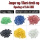 100PCS Pitch jumper shorted cap & Headers & Wire Housings 2.54MM SHUNT Black yellow white green red blue