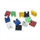 100PCS Pitch jumper shorted cap & Headers & Wire Housings 2.54MM SHUNT Black yellow white green red blue