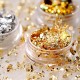 1 Box Nail Art Gold Silver Foil Paper 3D Irregular Aluminum Sticker DIY Manicure Glitter UV Gel Polish Nail Decoration Tools