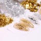 1 Box Nail Art Gold Silver Foil Paper 3D Irregular Aluminum Sticker DIY Manicure Glitter UV Gel Polish Nail Decoration Tools