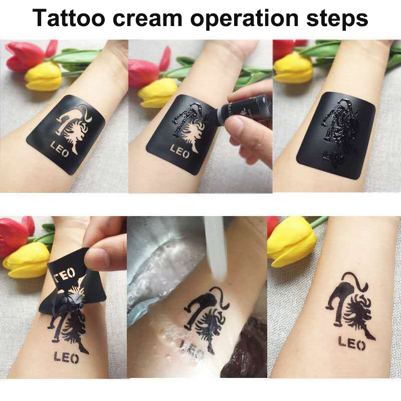 10 Ml Temporary Tattoo Liquid DIY Tattoo Juice Semi-non-reflective Milk Henna Tattoo Waterproof For Body Art Paint Drop Shipping