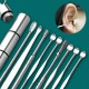 10/9Pcs/set Ear Wax Pickers Stainless Steel Earpick Wax Remover piercing kit earwax Curette Spoon Care Ear Clean Tool Easy Carry