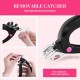 Nail Clippers for Acrylic Nails with Sizer and Catcher Adjustable Nail Tip Cutter with Length Measurement Dial.