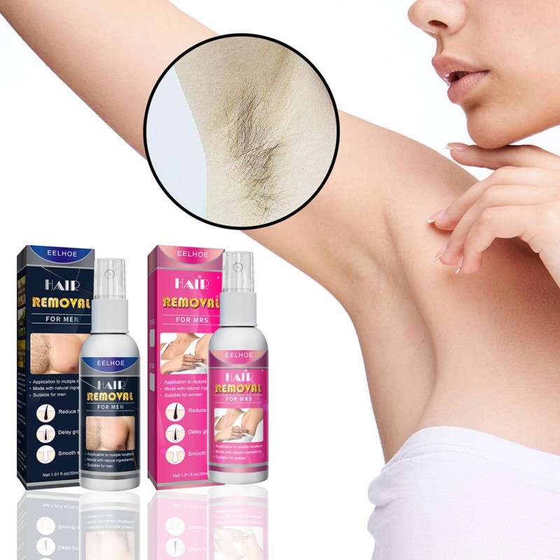 10/20/30ml Powerful Hair Removal Spray Super Natural Painless Permanent Hair Remover for Women Men Whole Body Depilatory Cream