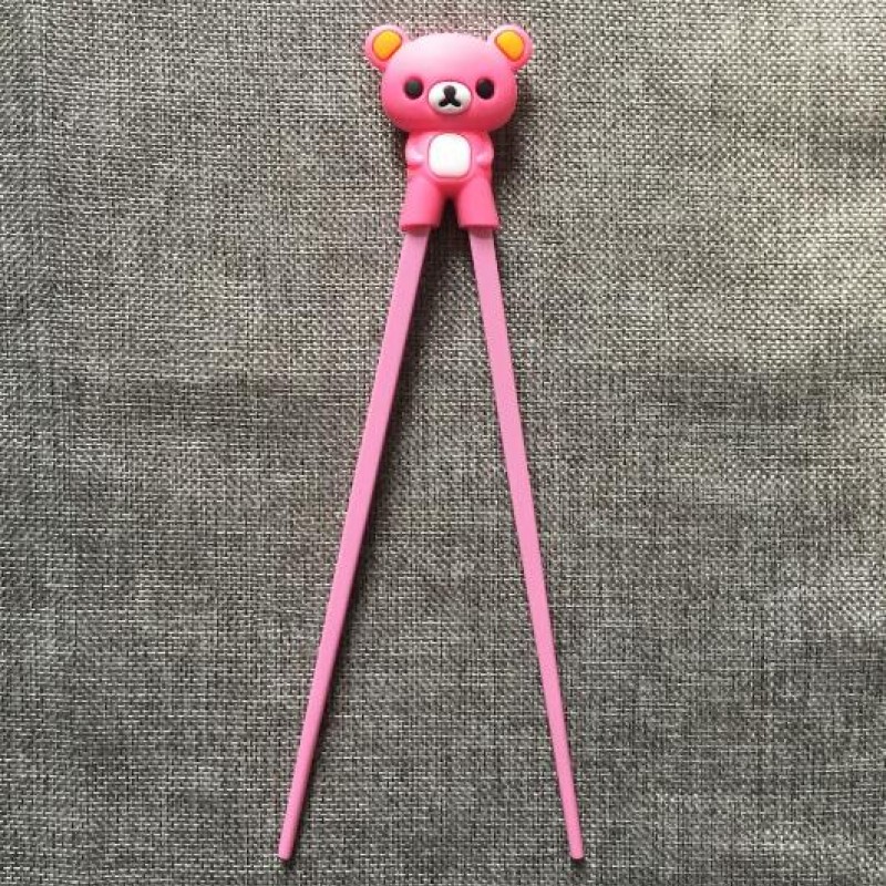 1 Pair Multi Color Cute Bear Panda Cat Learning Training Chopsticks For Kids Children Chinese Chopstick Learner Gifts