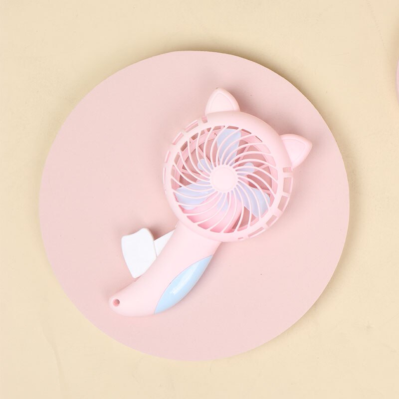 Summer Mini Cooling Air Conditioner Hand Pressed Small Fan Dormitory Student Mini Portable Handheld Manual Kids Children Fan