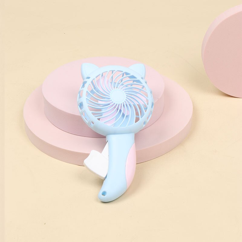 Summer Mini Cooling Air Conditioner Hand Pressed Small Fan Dormitory Student Mini Portable Handheld Manual Kids Children Fan