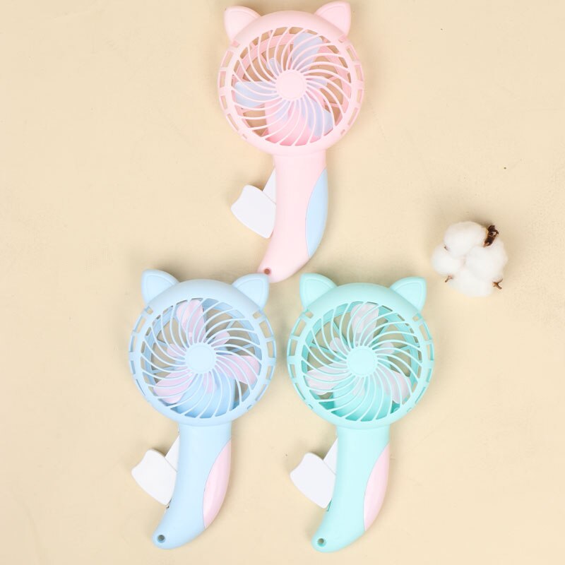 Summer Mini Cooling Air Conditioner Hand Pressed Small Fan Dormitory Student Mini Portable Handheld Manual Kids Children Fan