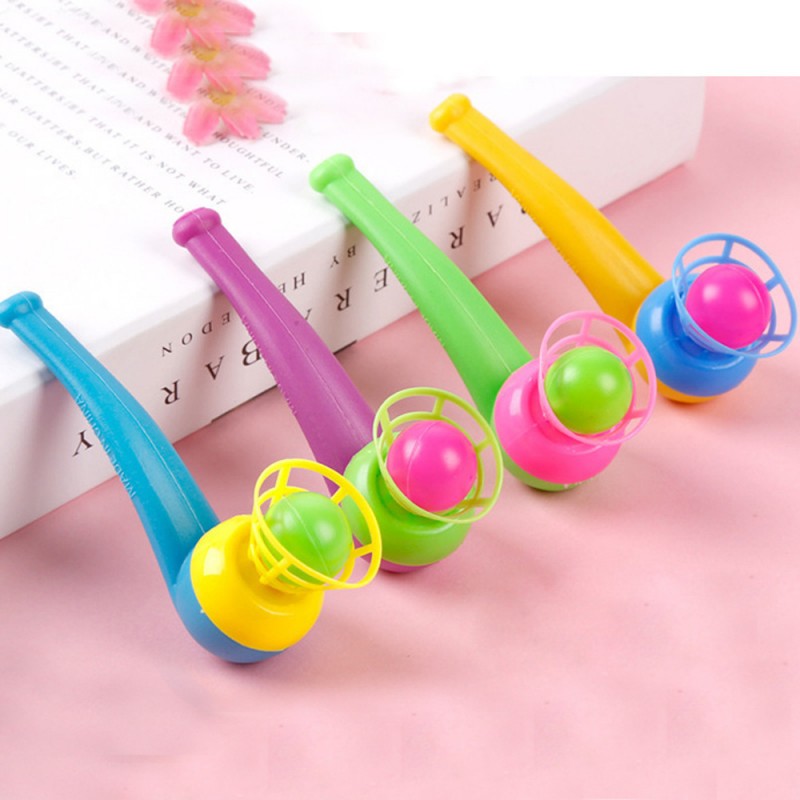 1/10PCS Plastic Pipe Blowing Ball Kids Toys Outdoor Games Balance Training Educational Learning Toys For Children Funny Gifts